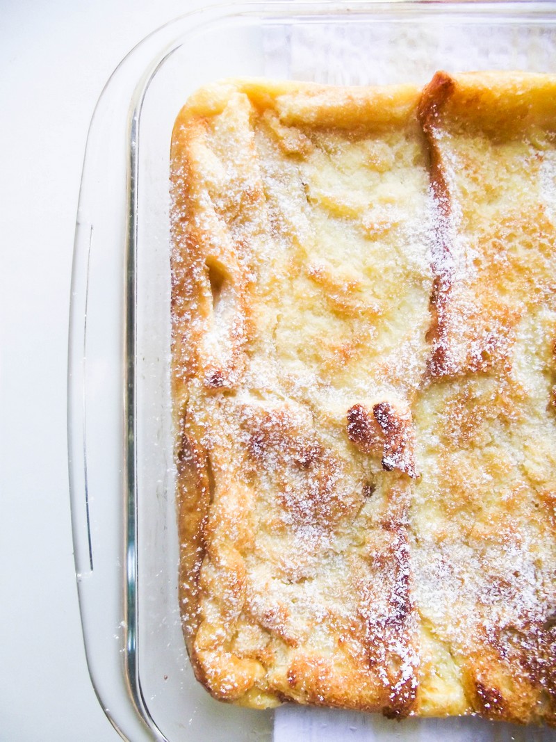 Gratin de pain perdu & réflexions