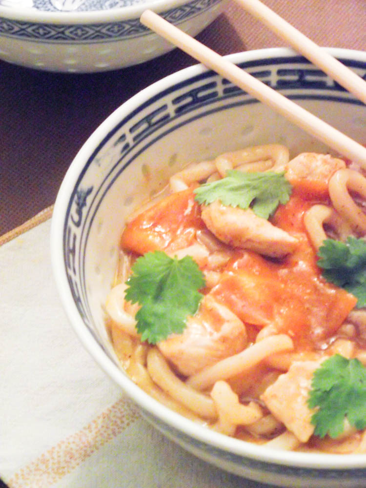 Kare Udon ou Curry de nouilles japonaises & Tanoshi
