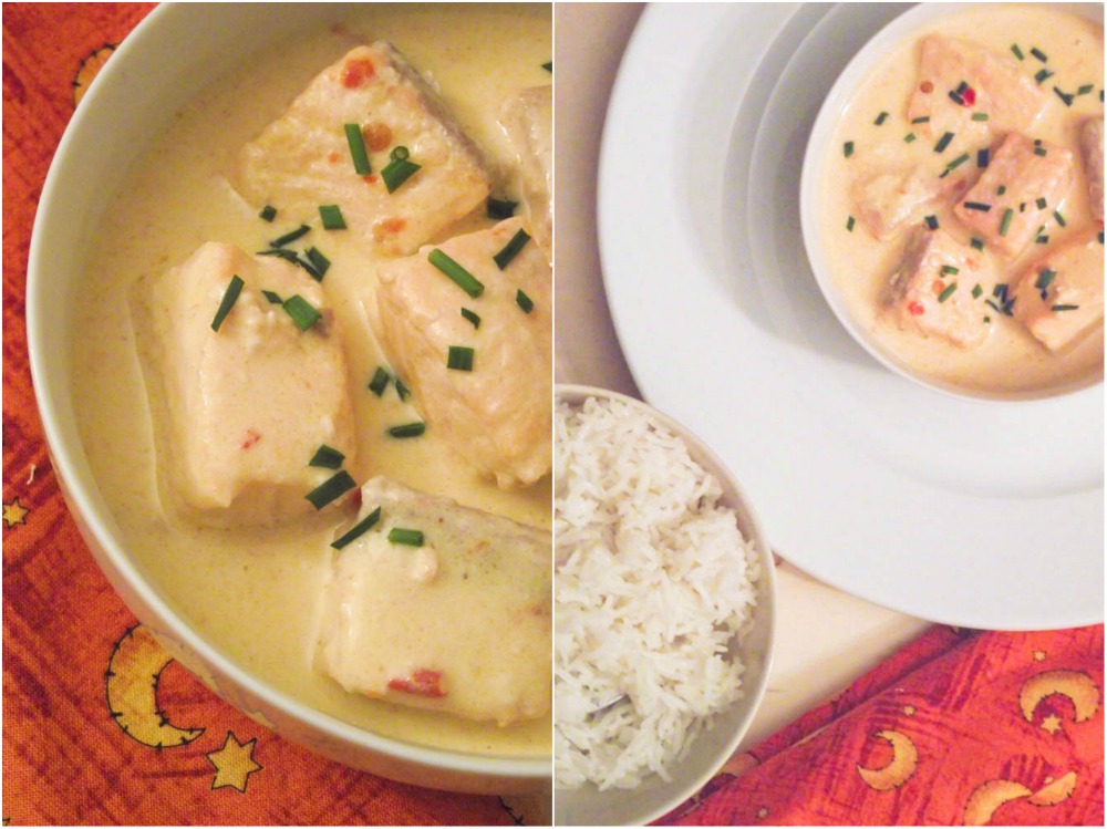 Saumon poché au coco et à la citronnelle & changement d’avis