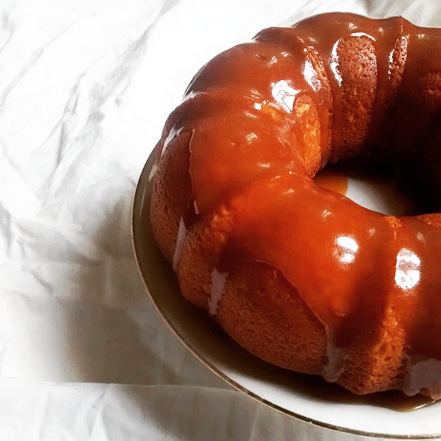 Bundt cake & Caramel au beurre salé