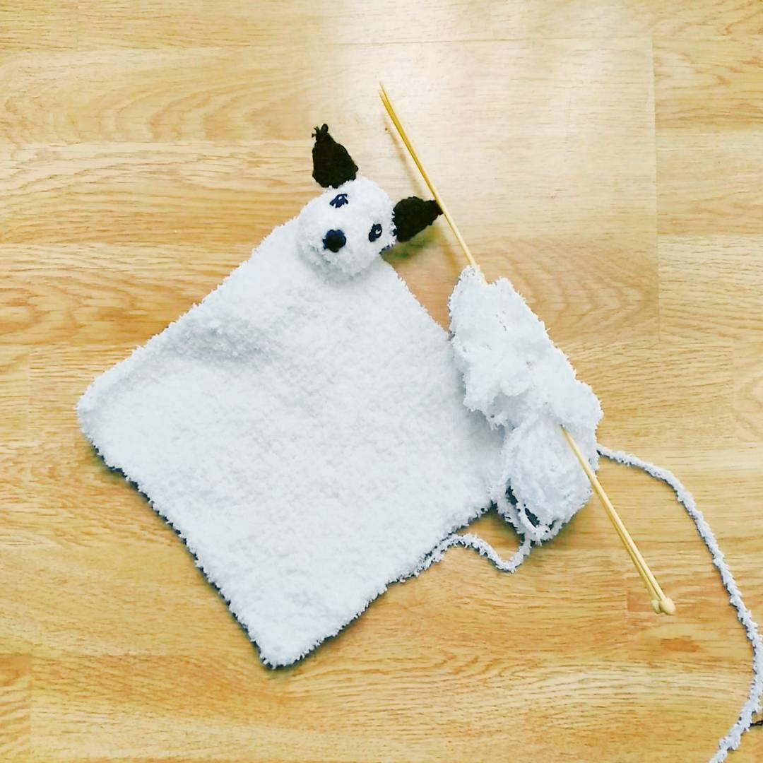 Tricot : un doudou pour bébé